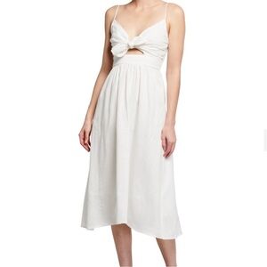 ALC Daniela Tie-Front Midi Dress